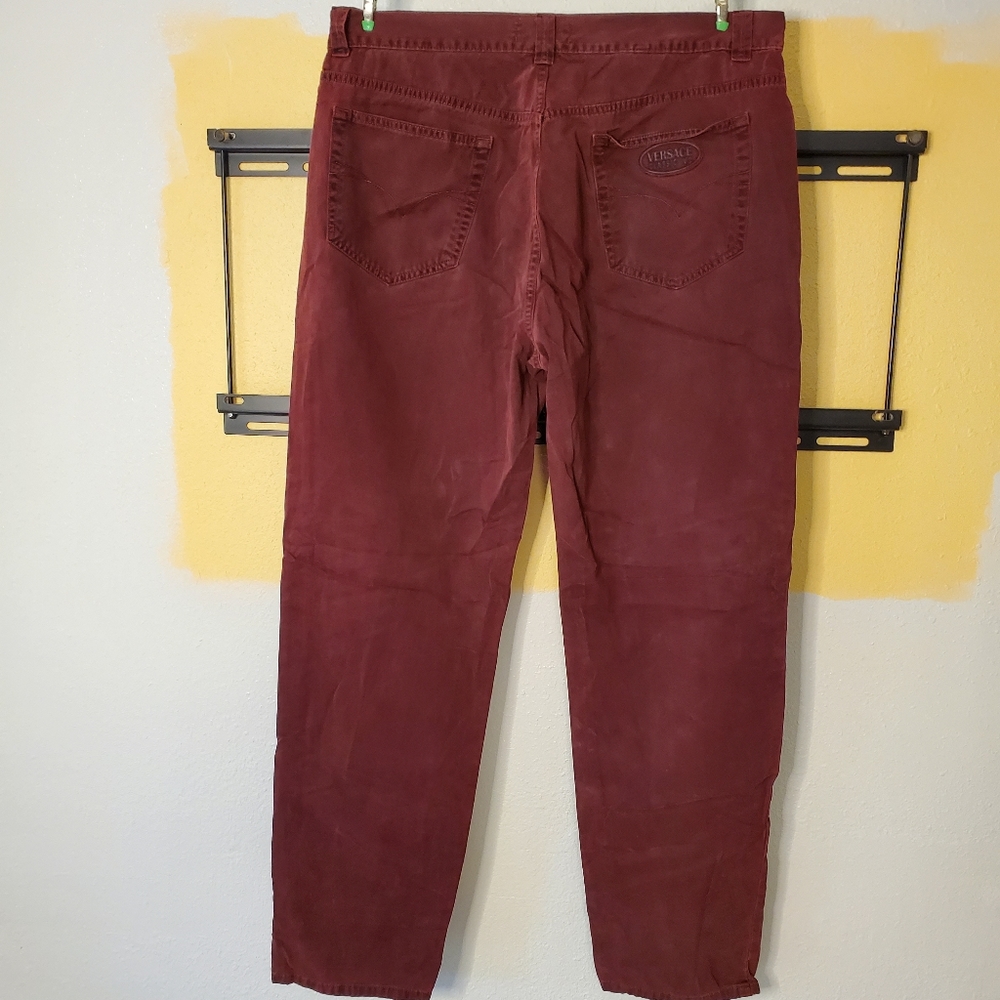 Versace Classic V2 38x32 burgundy jeans